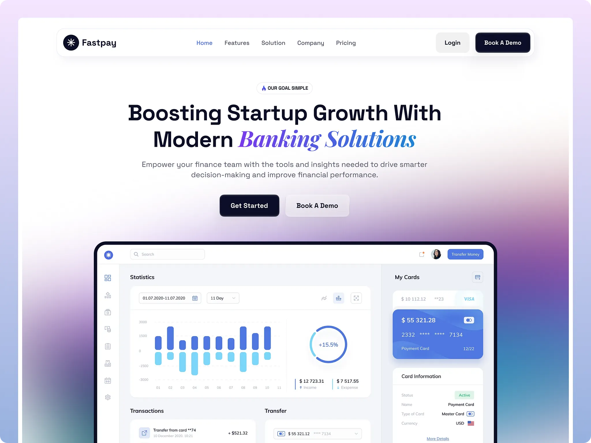 SaaS Landing Platform screenshot 1